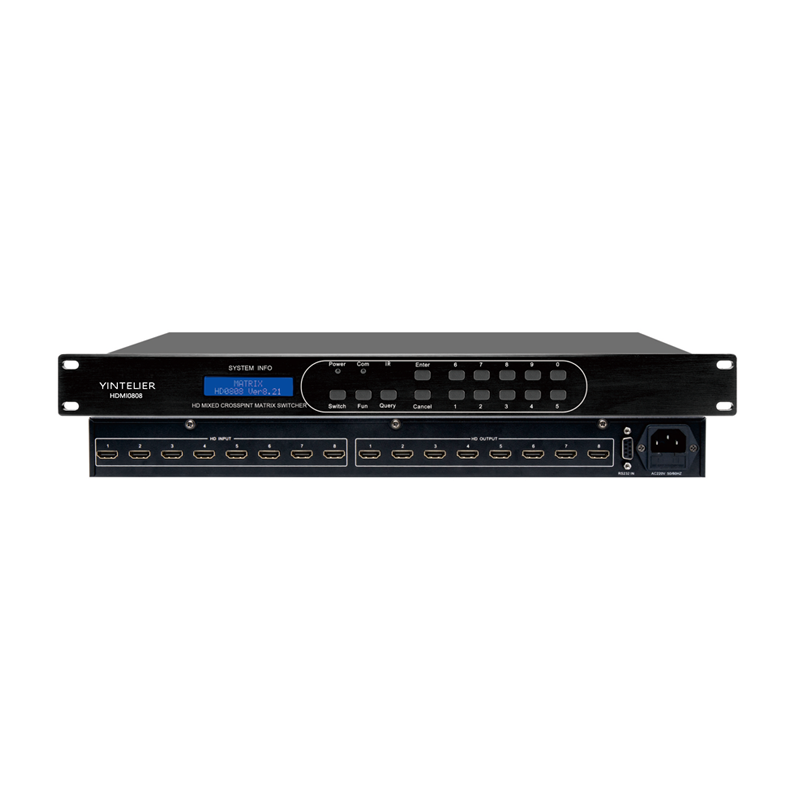 数字高清HDMI矩阵 HDMI0808